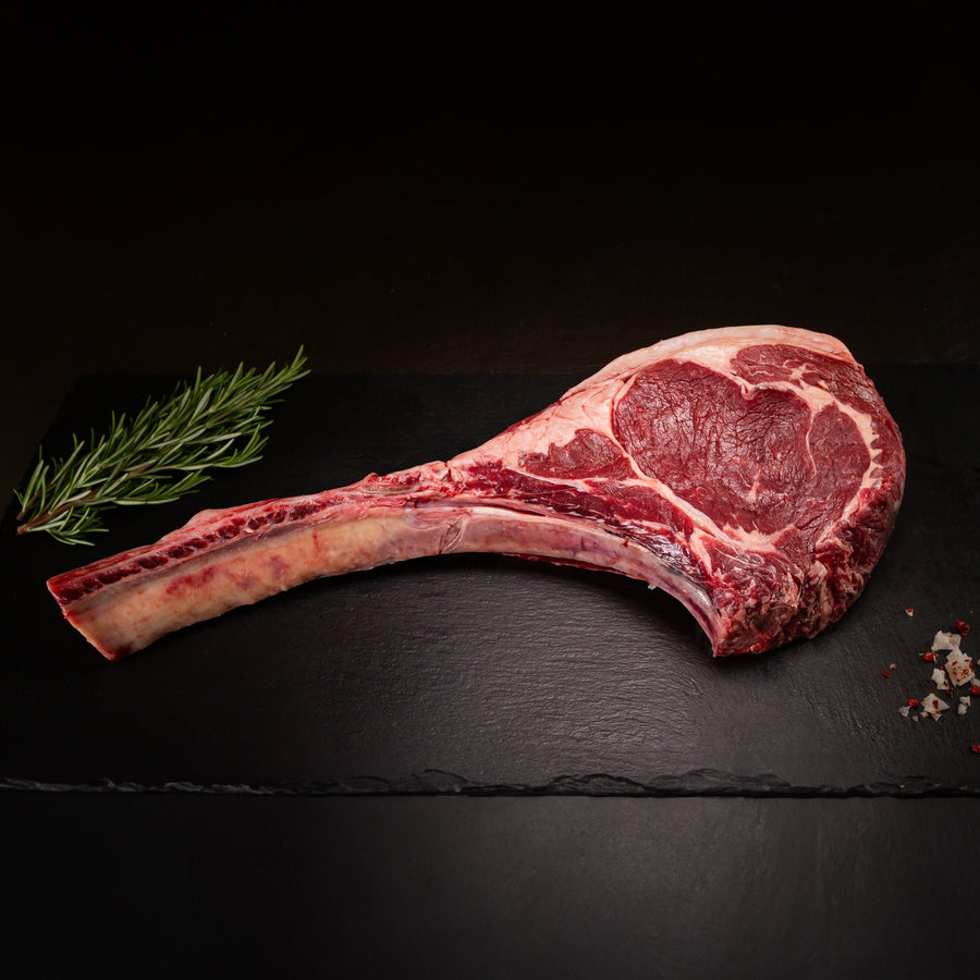 Angus Tomahawk Steak, dry - aged - Angus - Beef Loxten