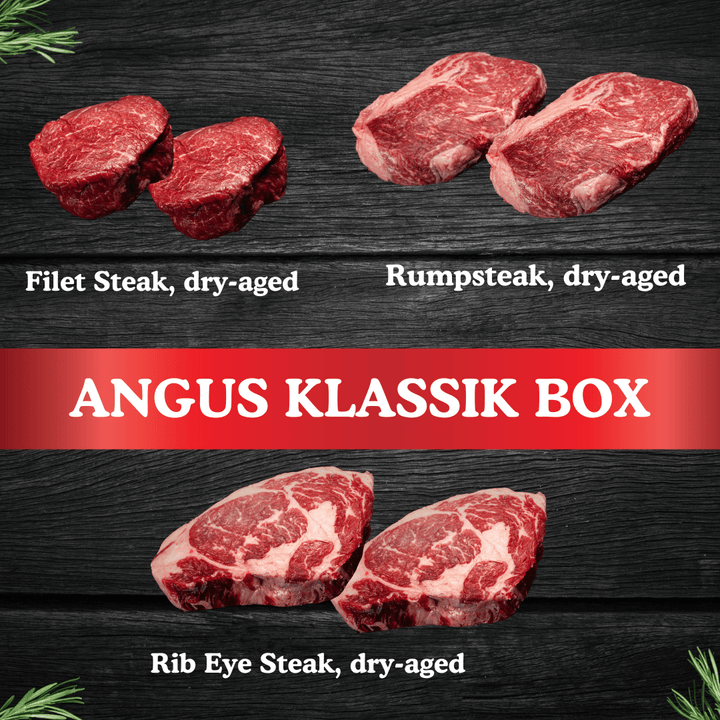 Probierpaket "Klassik Angus", dry - aged - Angus - Beef Loxten