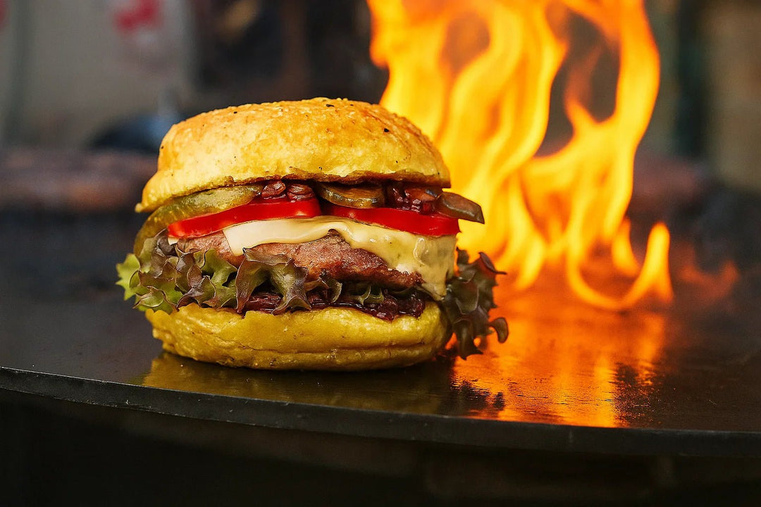 Angus Burger „Ullis Art“ – Rezept für 4 Burger - Angus-Beef Loxten
