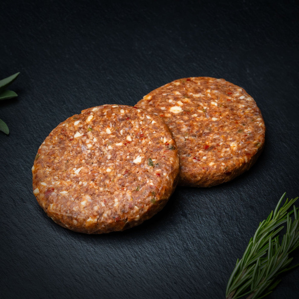 Angus Burger - Box Spicy, 100% dry - aged - Angus - Beef Loxten