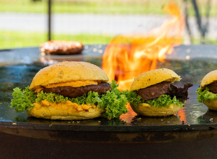Burger - Patties Chili - Cheese Angus, 2 Stück á 200g - Angus - Beef Loxten