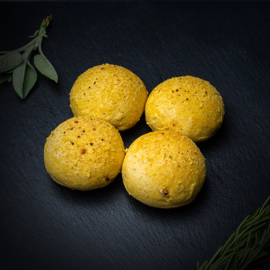 MINI Curry - Burger - Bun´s (4er Pack) - Angus - Beef Loxten