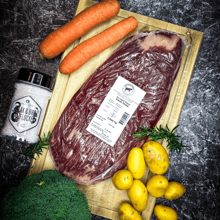 Wagyu Flank Steak, dry - aged - Angus - Beef Loxten