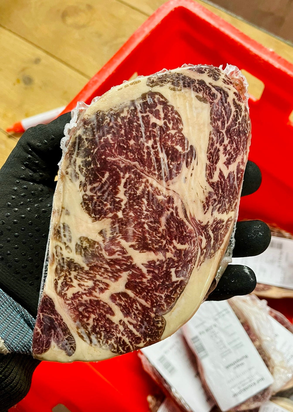 Wagyu Rib Eye Steak / Entrecôte, dry - aged - Angus - Beef Loxten