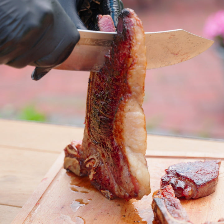 Wagyu T - Bone Steak, dry - aged - Angus - Beef Loxten