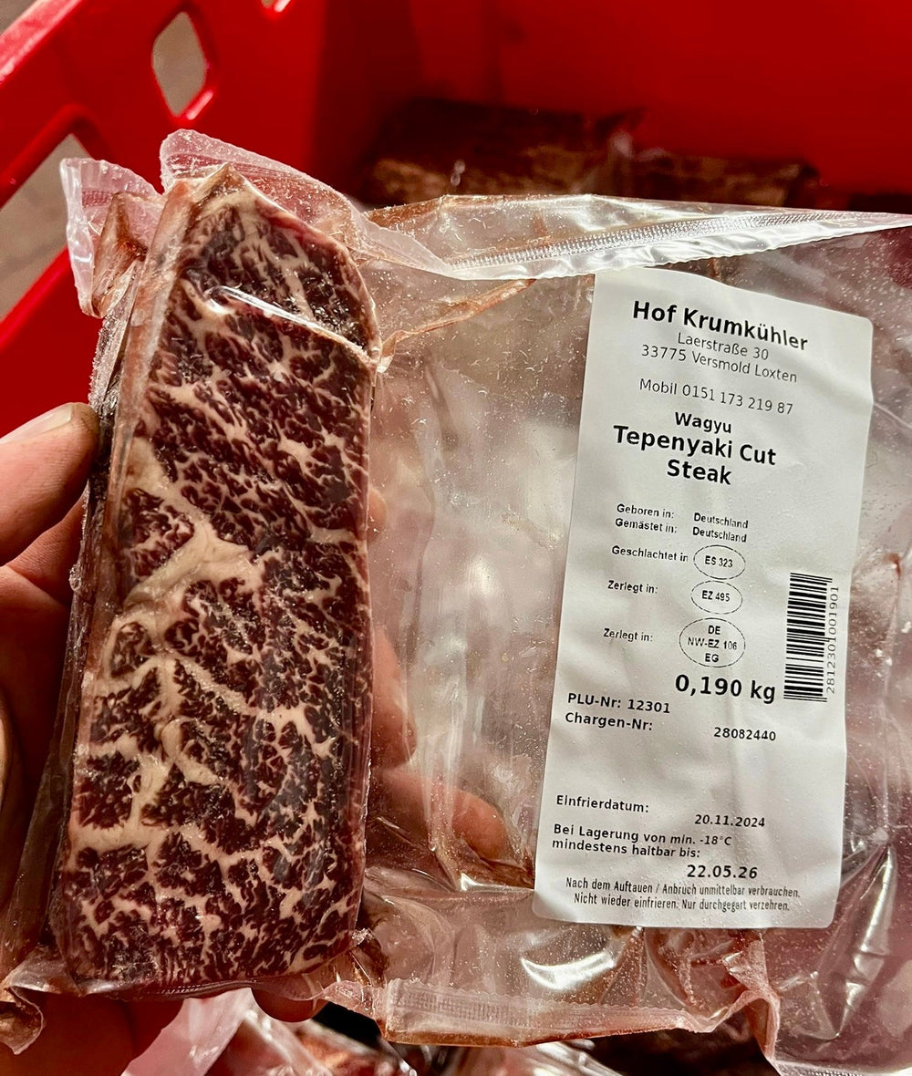 Wagyu Teppanyaki Steak (Denver Cut), dry - aged - Angus - Beef Loxten